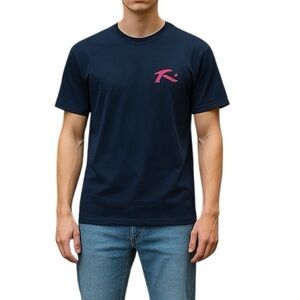 Rusty Mount Rusty Short Sleeve Tee Navy